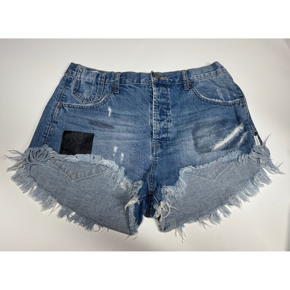 One Teaspoon Le Wolves Cutoff Shorts - Daisy Dukes, Distressed - Size 29